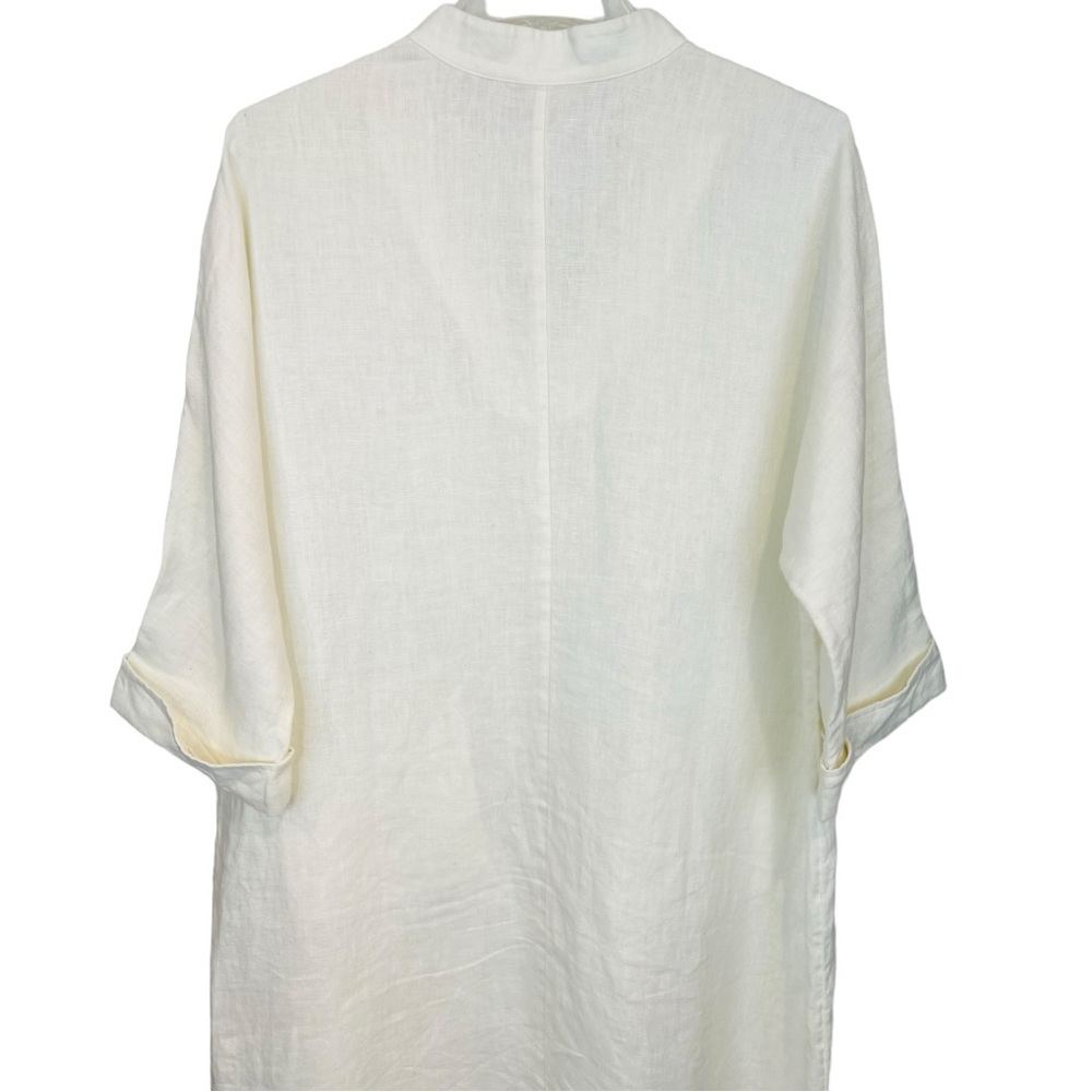 Soft Surroundings Linen V-Neck Maxi Dress - Picture 11 of 14